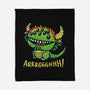 The Cute Black Beast Of Arrrggghhh-None-Fleece-Blanket-Wenceslao A Romero