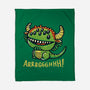 The Cute Black Beast Of Arrrggghhh-None-Fleece-Blanket-Wenceslao A Romero
