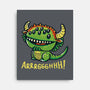 The Cute Black Beast Of Arrrggghhh-None-Stretched-Canvas-Wenceslao A Romero