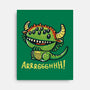 The Cute Black Beast Of Arrrggghhh-None-Stretched-Canvas-Wenceslao A Romero