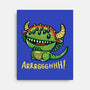 The Cute Black Beast Of Arrrggghhh-None-Stretched-Canvas-Wenceslao A Romero
