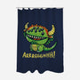The Cute Black Beast Of Arrrggghhh-None-Polyester-Shower Curtain-Wenceslao A Romero