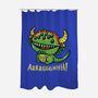 The Cute Black Beast Of Arrrggghhh-None-Polyester-Shower Curtain-Wenceslao A Romero