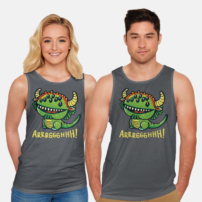 The Cute Black Beast Of Arrrggghhh-Unisex-Basic-Tank-Wenceslao A Romero