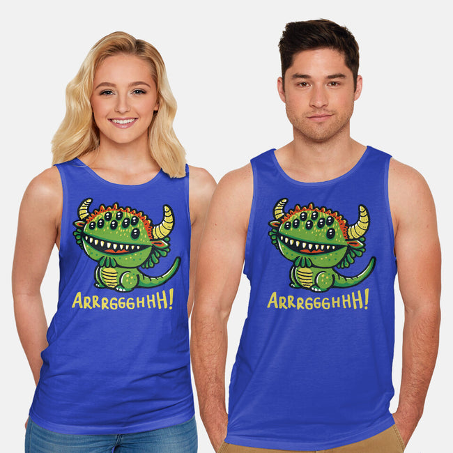 The Cute Black Beast Of Arrrggghhh-Unisex-Basic-Tank-Wenceslao A Romero