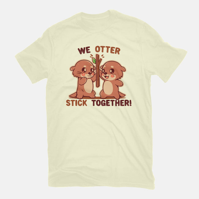 We Otter Stick Together-Mens-Premium-Tee-TechraNova