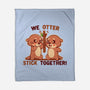 We Otter Stick Together-None-Fleece-Blanket-TechraNova