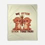 We Otter Stick Together-None-Fleece-Blanket-TechraNova