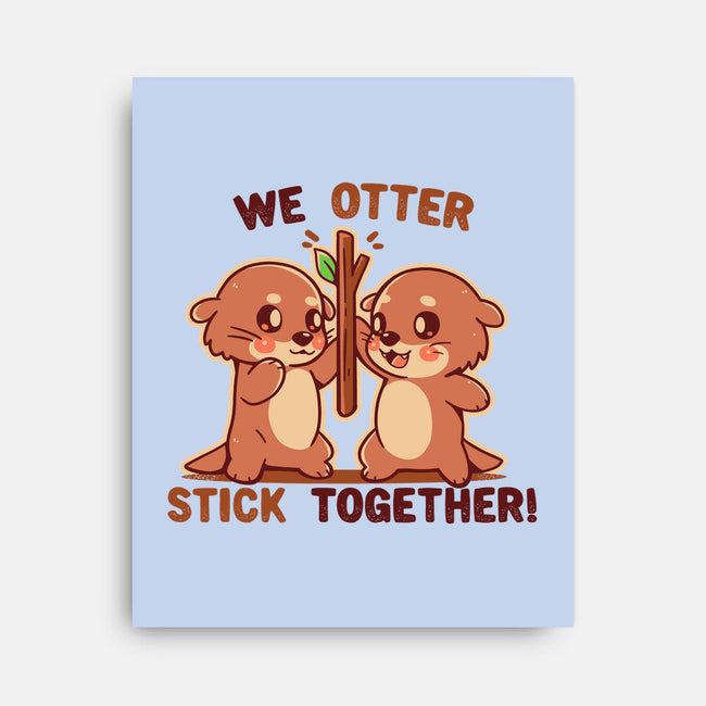 We Otter Stick Together-None-Stretched-Canvas-TechraNova