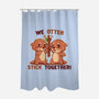 We Otter Stick Together-None-Polyester-Shower Curtain-TechraNova