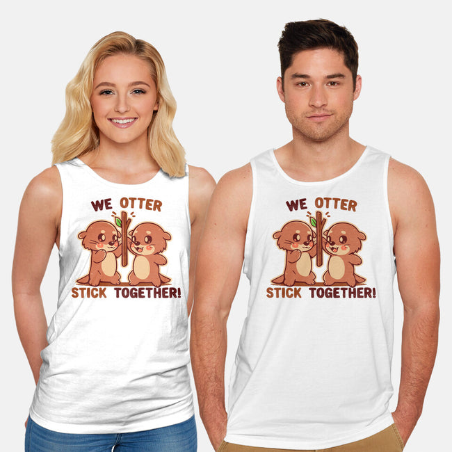 We Otter Stick Together-Unisex-Basic-Tank-TechraNova