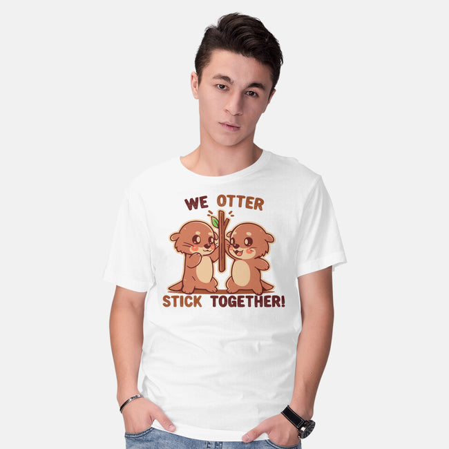 We Otter Stick Together-Mens-Basic-Tee-TechraNova