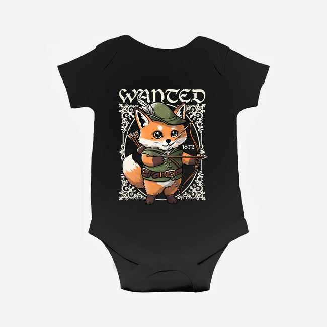 Wanted Robin In The Hood-Baby-Basic-Onesie-NemiMakeit