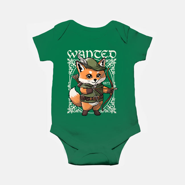 Wanted Robin In The Hood-Baby-Basic-Onesie-NemiMakeit