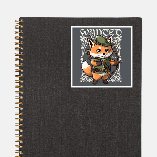 Wanted Robin In The Hood-None-Glossy-Sticker-NemiMakeit