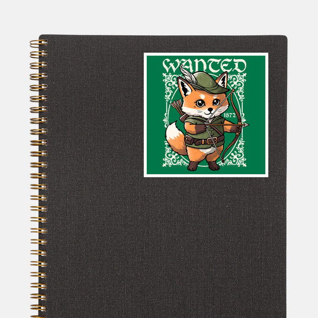 Wanted Robin In The Hood-None-Glossy-Sticker-NemiMakeit