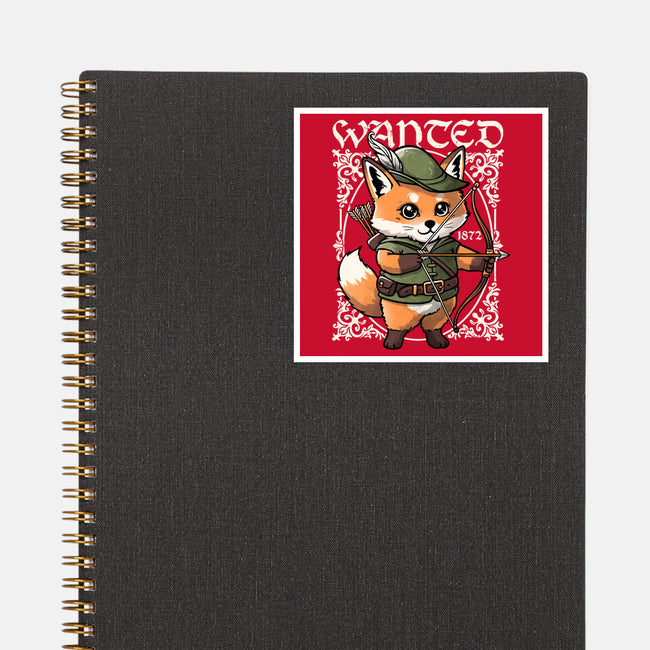 Wanted Robin In The Hood-None-Glossy-Sticker-NemiMakeit