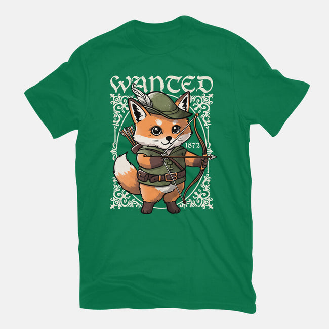 Wanted Robin In The Hood-Womens-Fitted-Tee-NemiMakeit