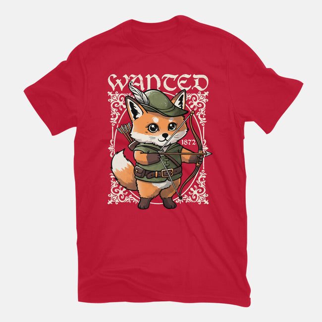 Wanted Robin In The Hood-Womens-Fitted-Tee-NemiMakeit