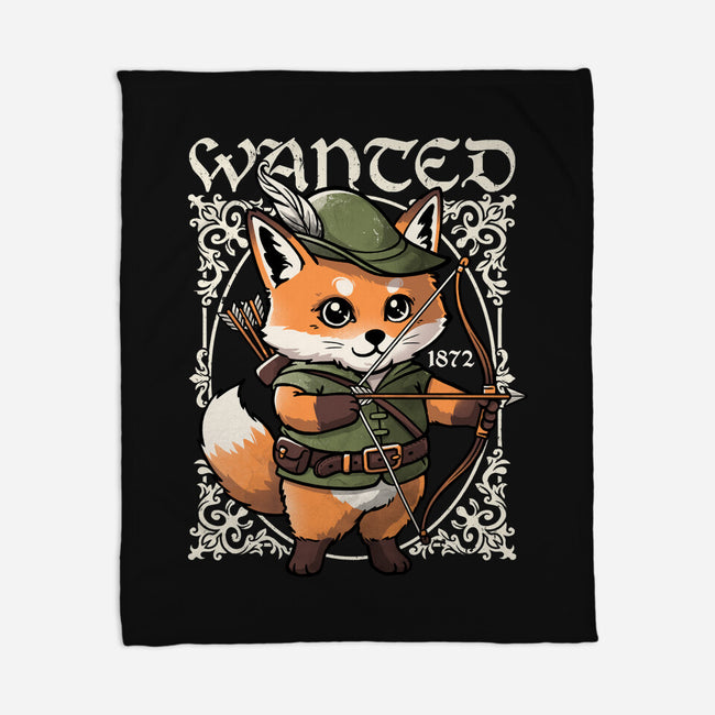 Wanted Robin In The Hood-None-Fleece-Blanket-NemiMakeit