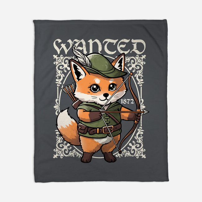 Wanted Robin In The Hood-None-Fleece-Blanket-NemiMakeit