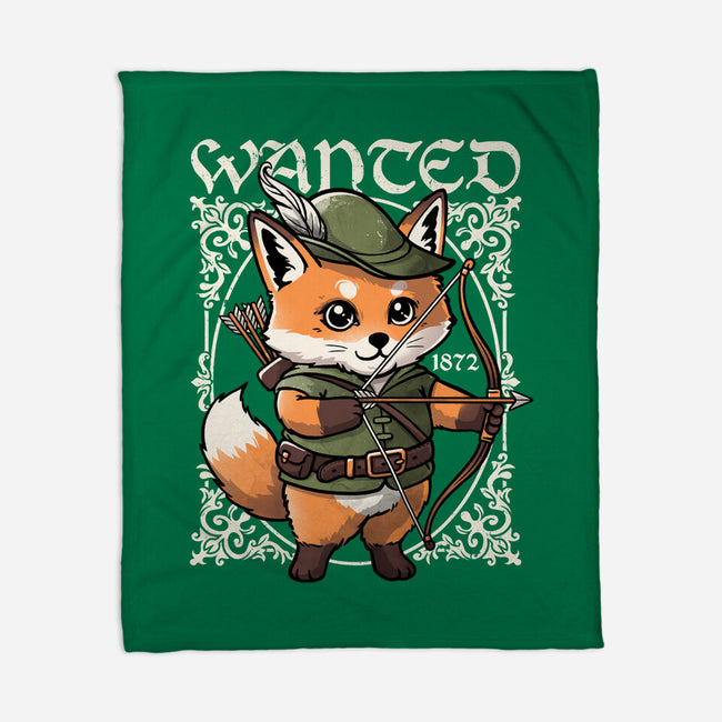 Wanted Robin In The Hood-None-Fleece-Blanket-NemiMakeit