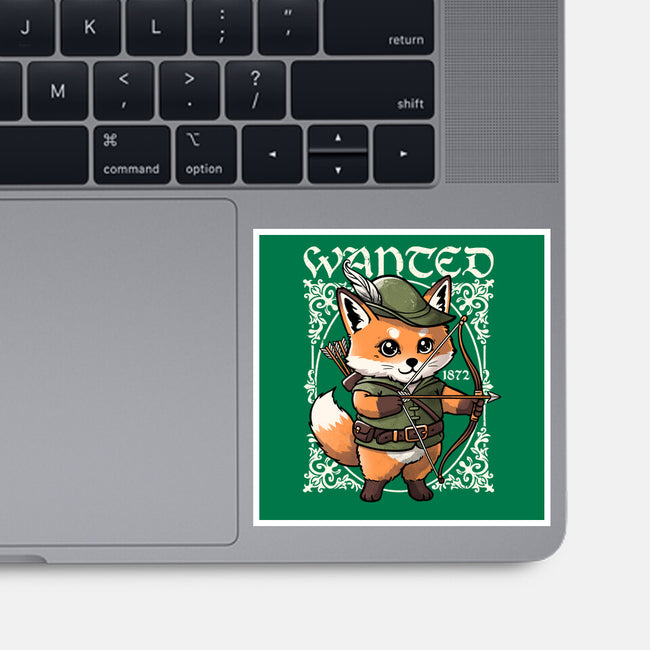 Wanted Robin In The Hood-None-Glossy-Sticker-NemiMakeit