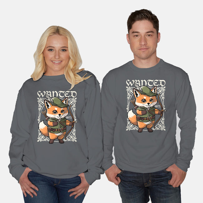 Wanted Robin In The Hood-Unisex-Crew Neck-Sweatshirt-NemiMakeit