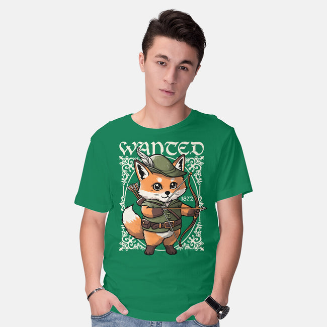Wanted Robin In The Hood-Mens-Basic-Tee-NemiMakeit