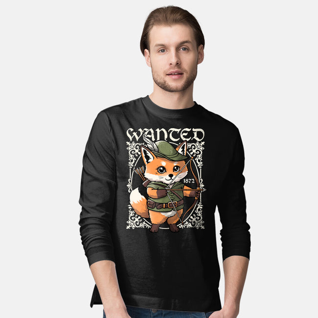 Wanted Robin In The Hood-Mens-Long Sleeved-Tee-NemiMakeit
