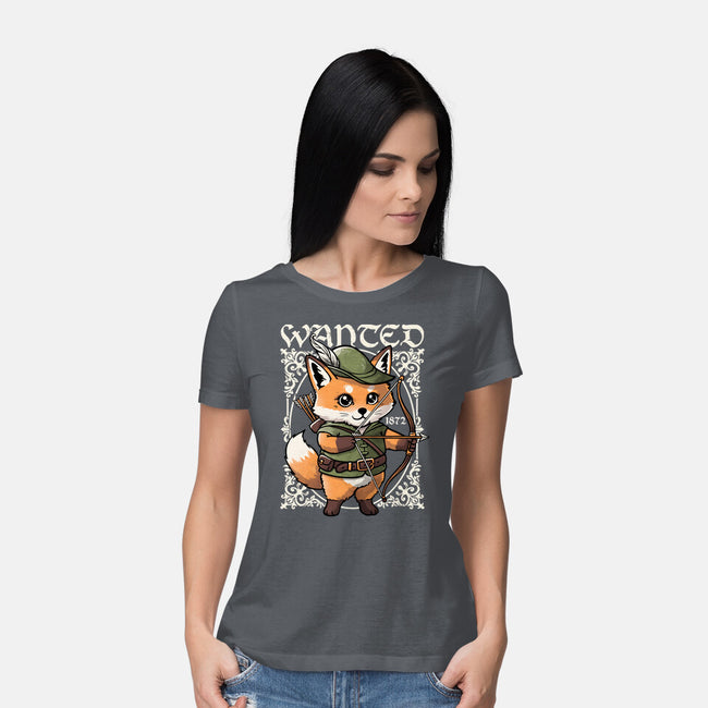 Wanted Robin In The Hood-Womens-Basic-Tee-NemiMakeit