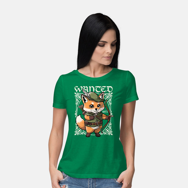 Wanted Robin In The Hood-Womens-Basic-Tee-NemiMakeit