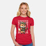 Wanted Robin In The Hood-Womens-Fitted-Tee-NemiMakeit