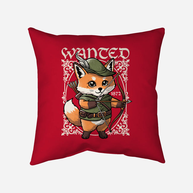 Wanted Robin In The Hood-None-Removable Cover w Insert-Throw Pillow-NemiMakeit