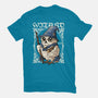 Owl Wizard Merlin-Womens-Fitted-Tee-NemiMakeit
