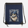 Owl Wizard Merlin-None-Drawstring-Bag-NemiMakeit