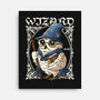 Owl Wizard Merlin-None-Stretched-Canvas-NemiMakeit