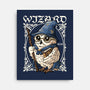 Owl Wizard Merlin-None-Stretched-Canvas-NemiMakeit