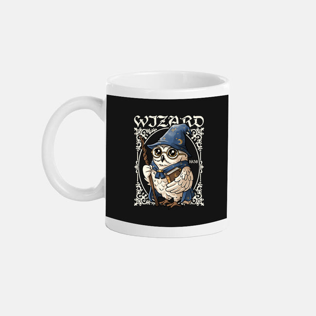 Owl Wizard Merlin-None-Mug-Drinkware-NemiMakeit