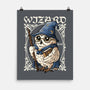 Owl Wizard Merlin-None-Matte-Poster-NemiMakeit