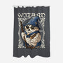 Owl Wizard Merlin-None-Polyester-Shower Curtain-NemiMakeit