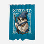Owl Wizard Merlin-None-Polyester-Shower Curtain-NemiMakeit
