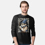 Owl Wizard Merlin-Mens-Long Sleeved-Tee-NemiMakeit