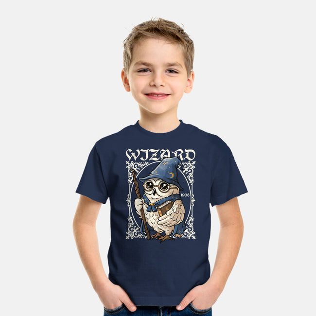 Owl Wizard Merlin-Youth-Basic-Tee-NemiMakeit