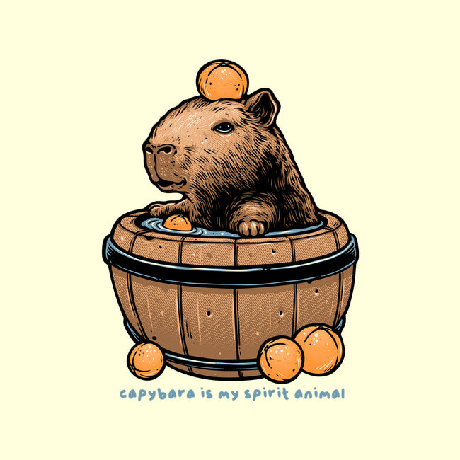 Capybara Is My Spirit Animal-Mens-Basic-Tee-momma_gorilla