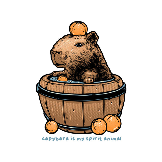 Capybara Is My Spirit Animal-Unisex-Zip-Up-Sweatshirt-momma_gorilla