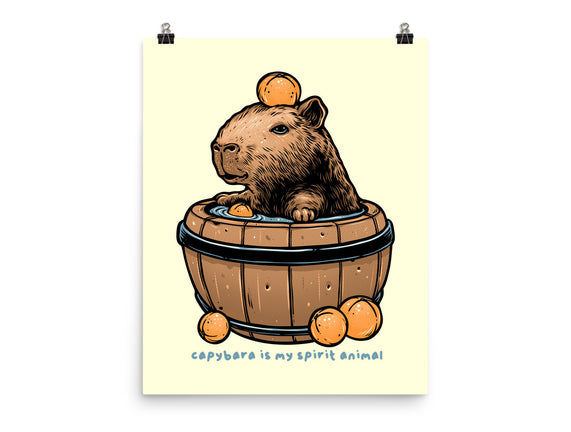 Capybara Is My Spirit Animal