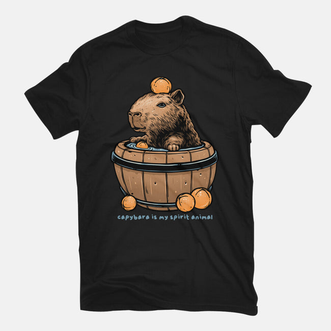 Capybara Is My Spirit Animal-Mens-Premium-Tee-momma_gorilla