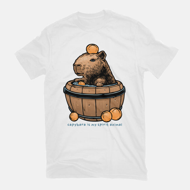 Capybara Is My Spirit Animal-Womens-Basic-Tee-momma_gorilla