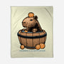 Capybara Is My Spirit Animal-None-Fleece-Blanket-momma_gorilla